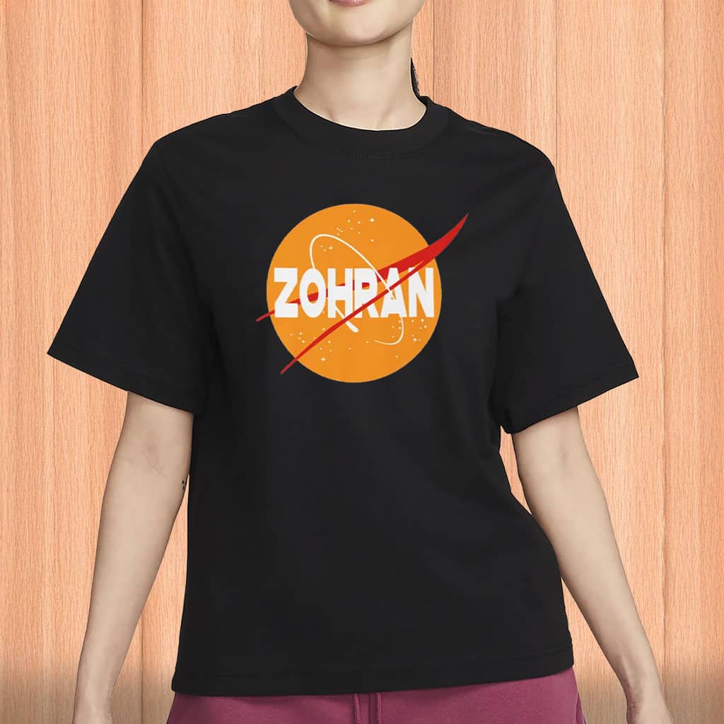 Zohran Mamdani T-Shirt Space Inspired Zohran NASA Parody Shirt Gifts For Voters Fans