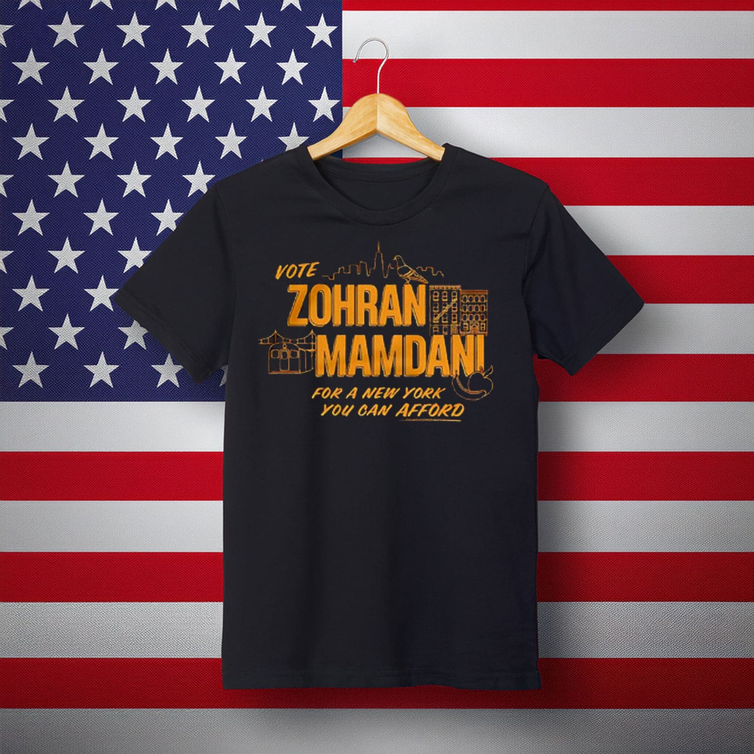 Zohran Mamdani T-Shirt Vote For A New York Political Campaign Shirt Gifts For Voters Fans