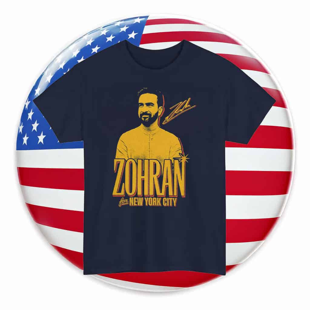 Zohran Mamdani T-Shirt Zohran For New York City 2025 NYC's First Muslim Mayor Shirt Gifts