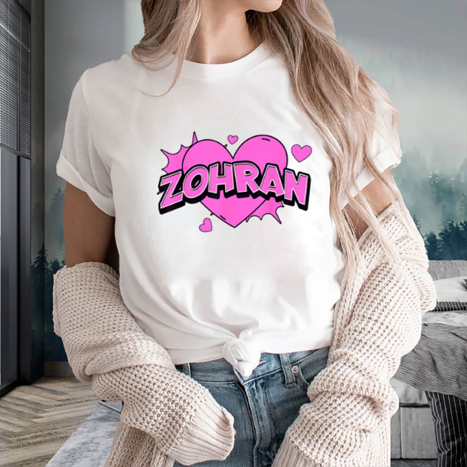 Zohran Mamdani T-Shirt Zohran Heart Pro-Change Progressive Campaign Tee Gift Ideas