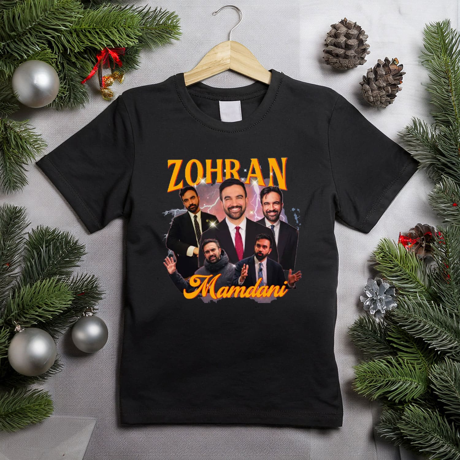 Zohran Mamdani T-Shirt Zohran Portrait Graphic Shirt Progressive Campaign Gift Ideas