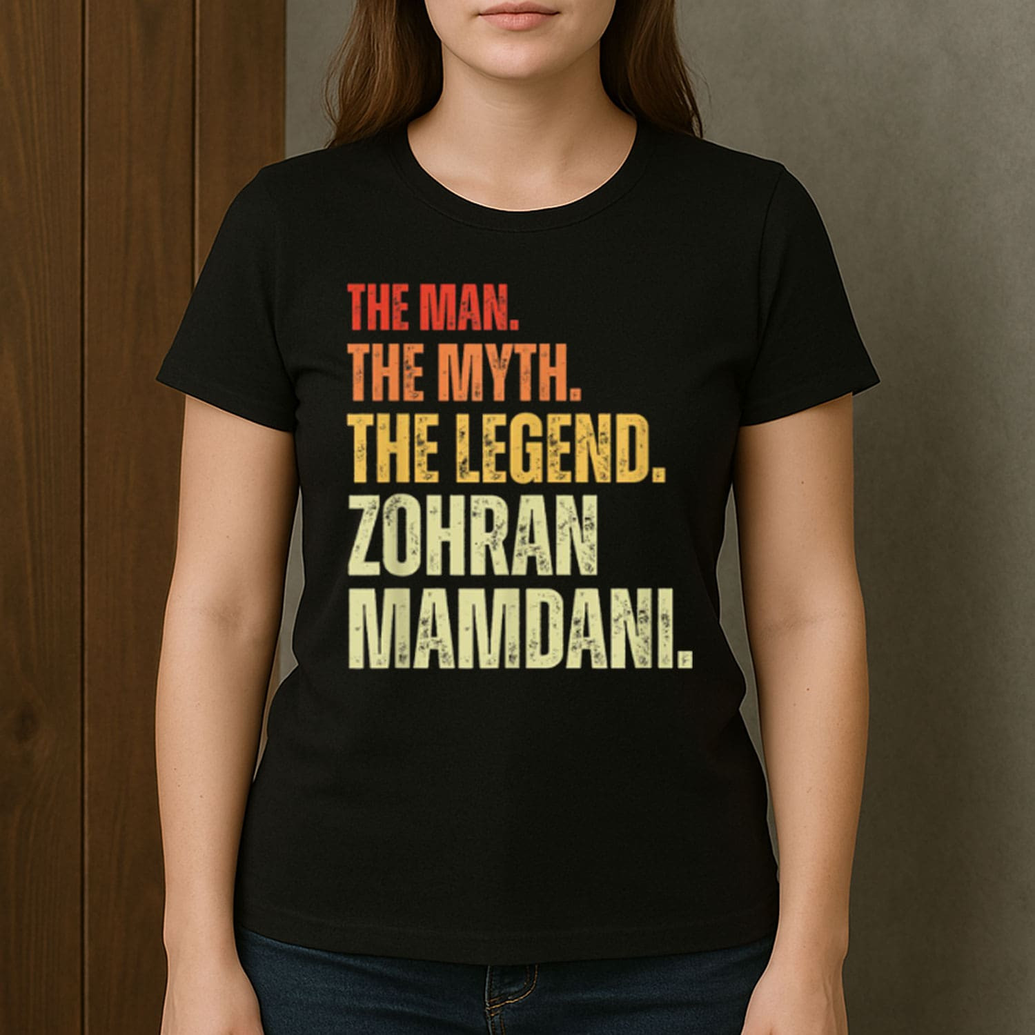 Zohran Mamdani The Man The Myth T-Shirt Zohran Legend Tee Political Campaign Gifts
