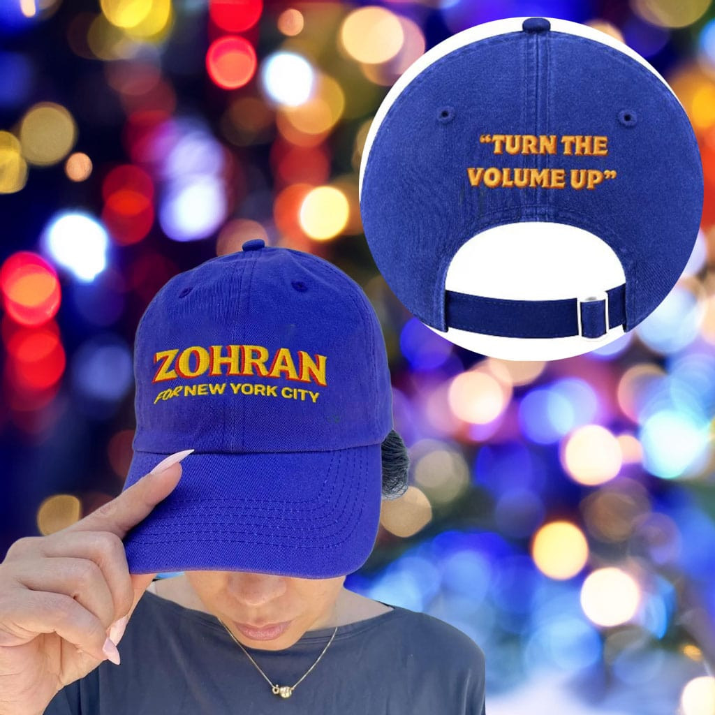 Zohran Mamdani Turn the Volume Up Hat New York Mayor Political Zohran Merch Gifts