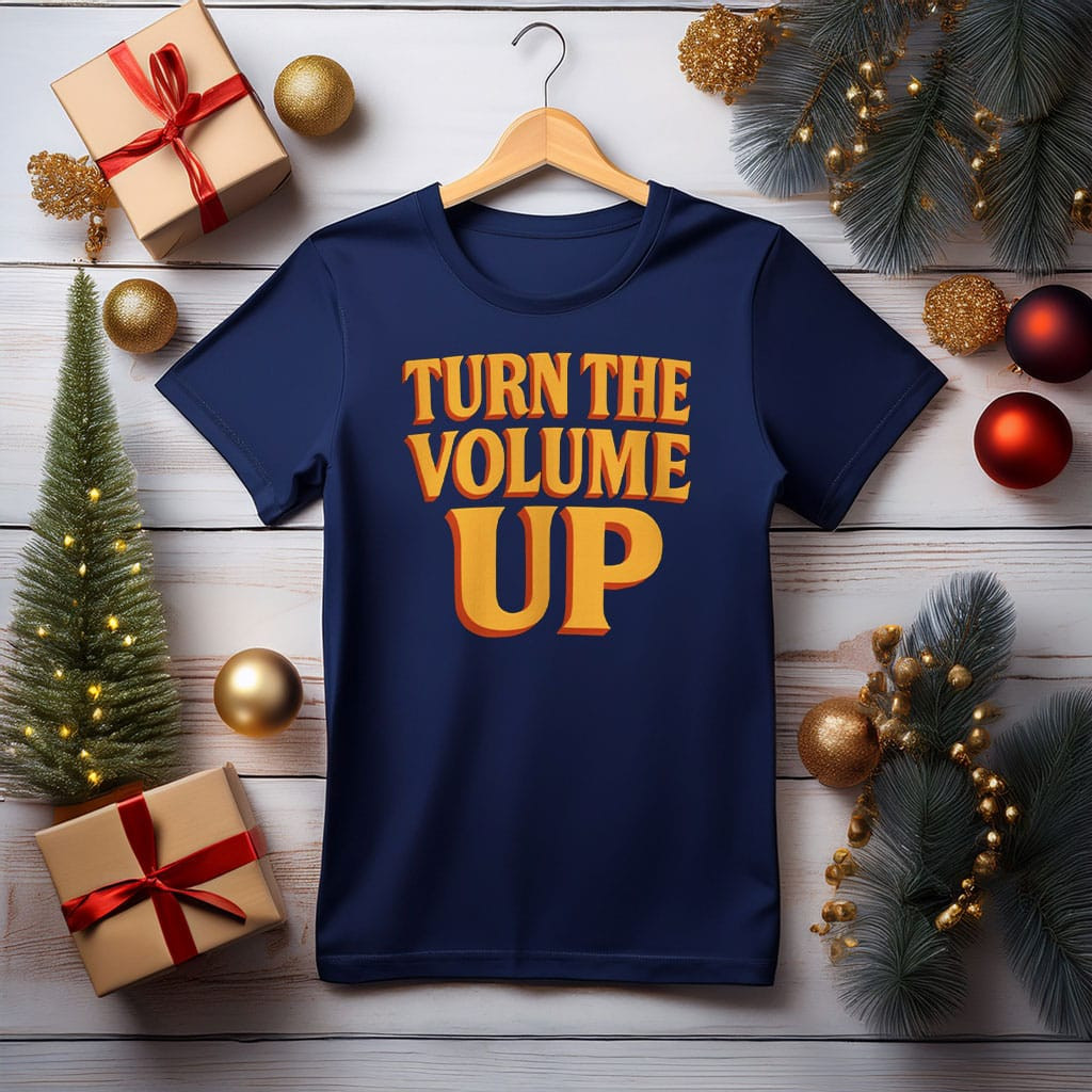 Zohran Mamdani Turn The Volume Up T-Shirt Democracy Socialist Tee Best Muslim Mayor Gifts