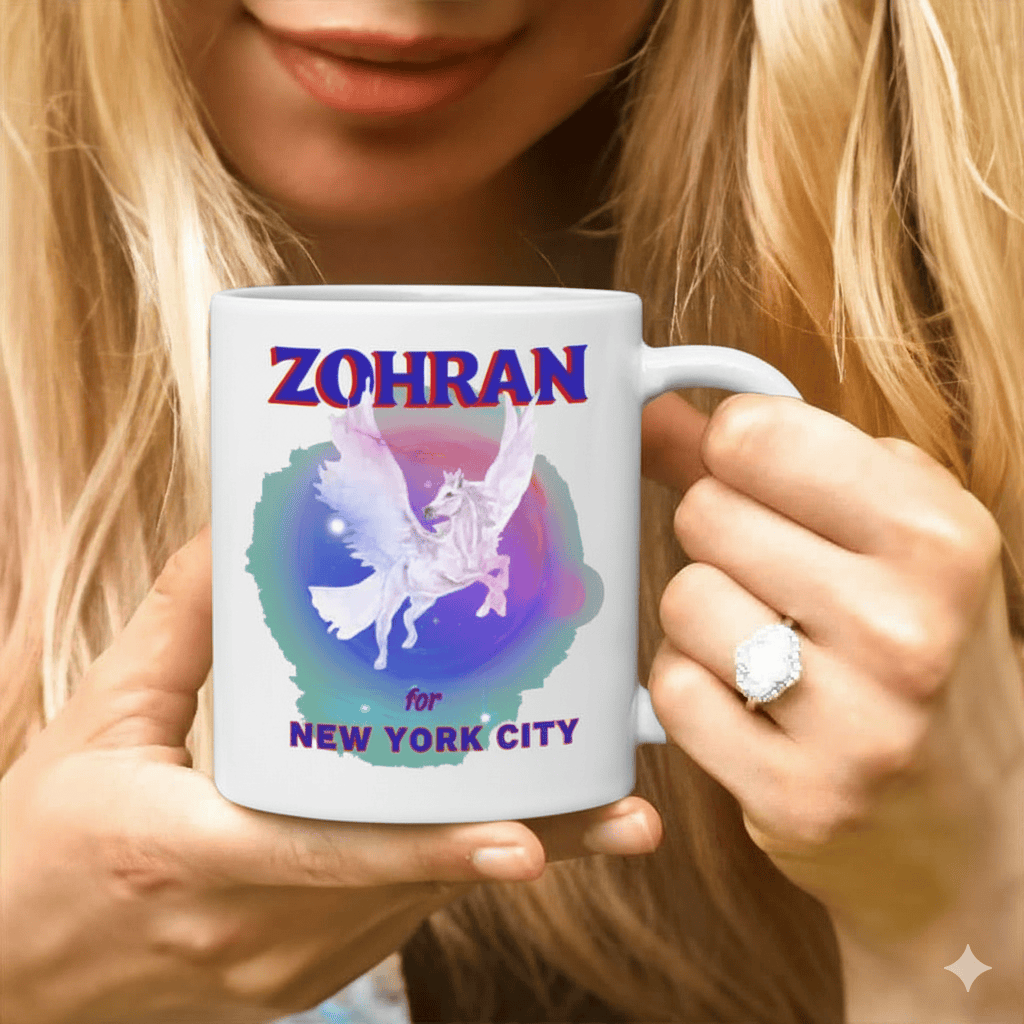 Zohran Mamdani Unicorn For Zohran Mug New York City Mayor Race Funny Unicorn Gifts
