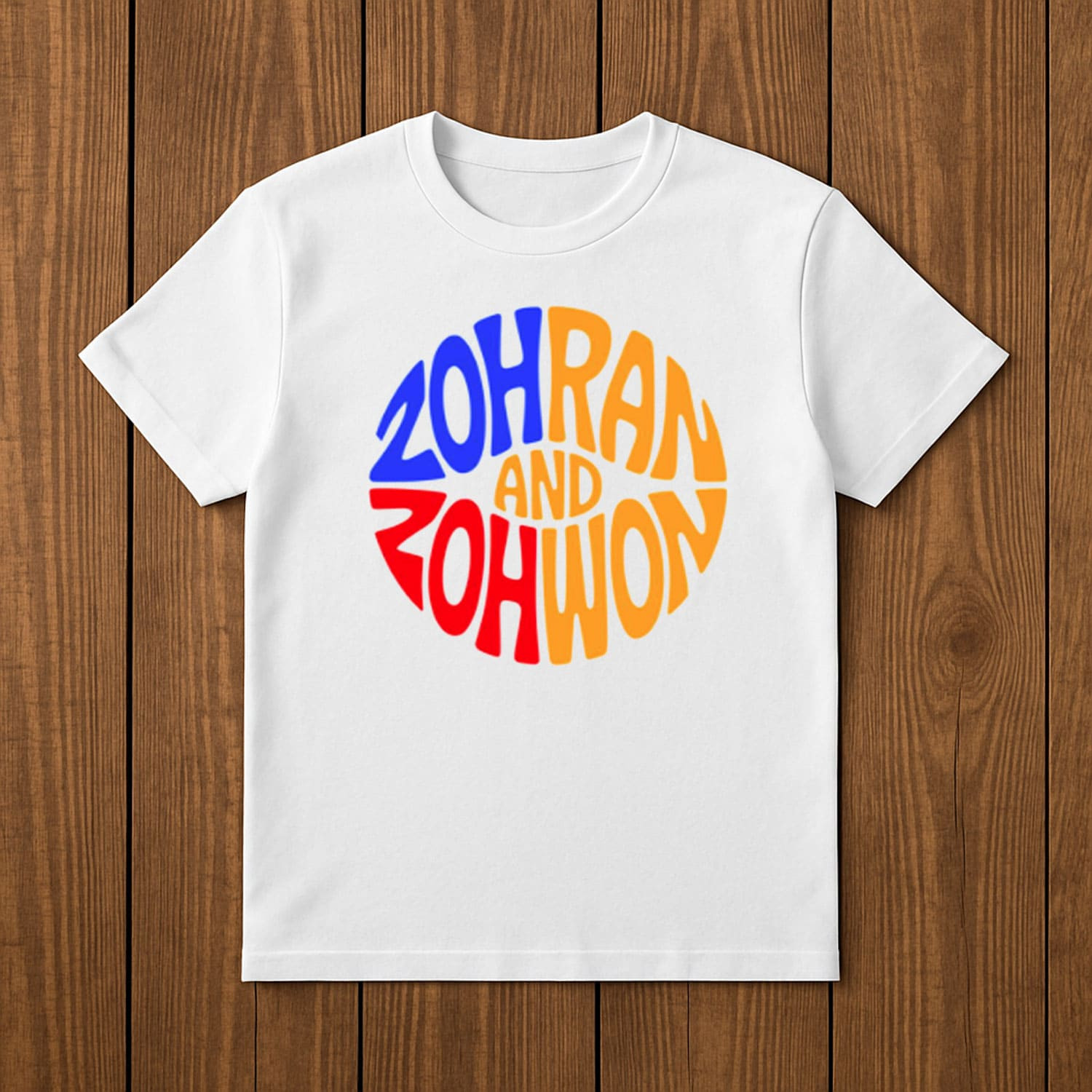 Zohran Mamdani Zohran And Zohwon T-Shirt New York Political Activist Clothing Gifts