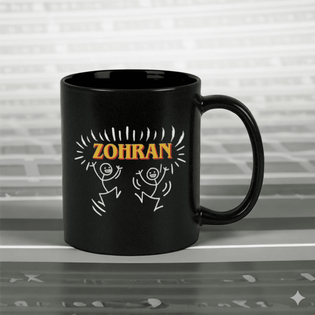 Zohran Mamdani Zohran Stick Figure Mug New York Mamdani Mayor Funny Democratic Gifts