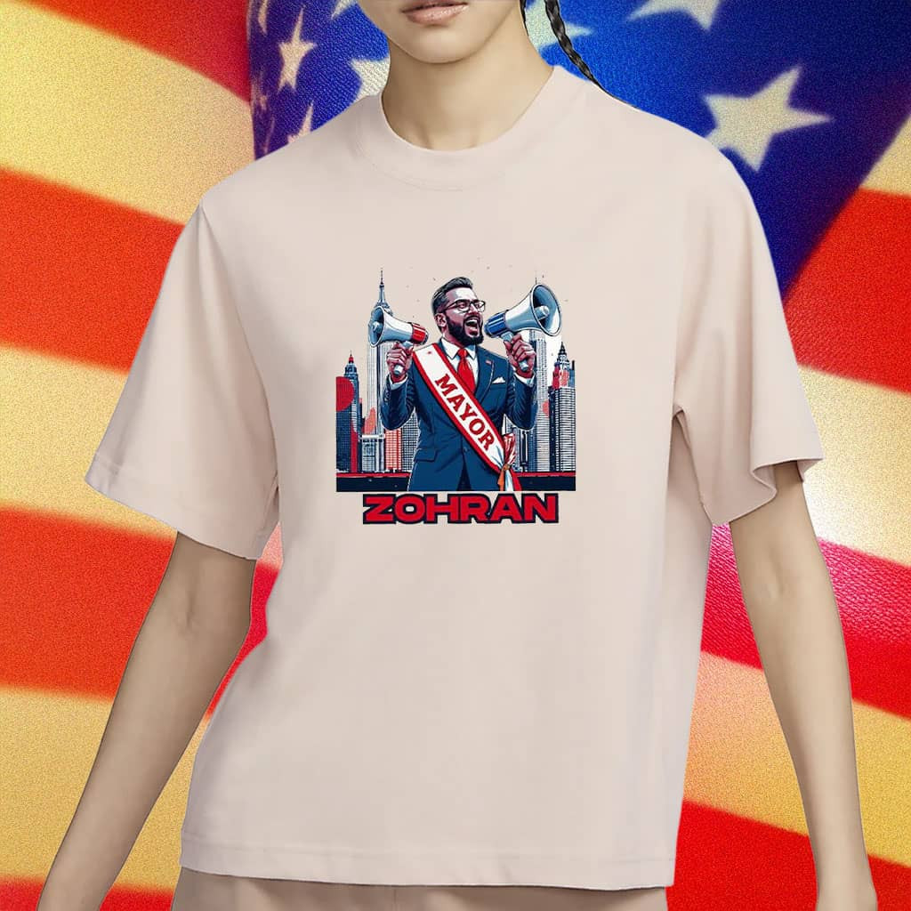 Zohran New York Mayor T-Shirt Funny Political Support Shirt Urban Streetwear Gifts