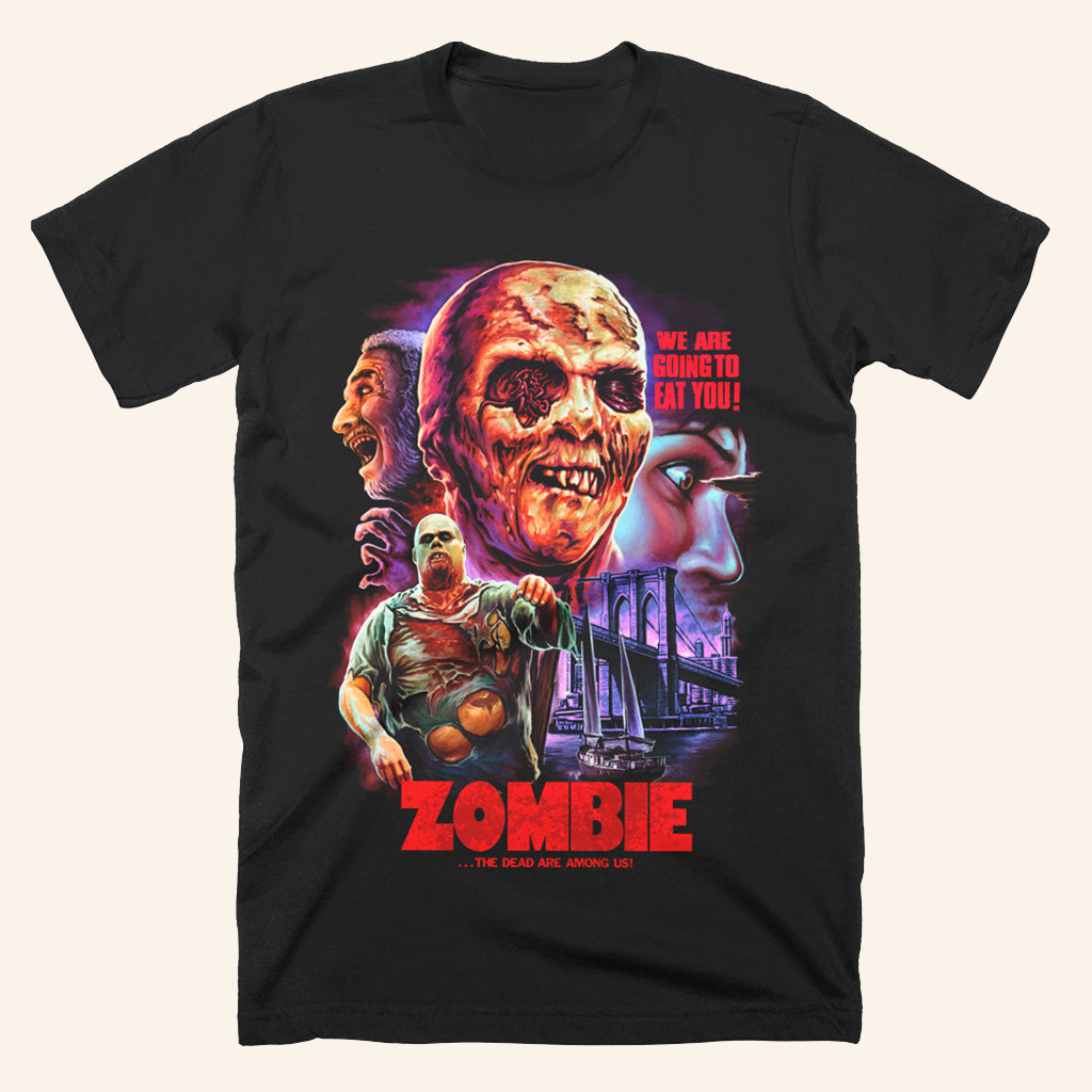 Zombie They're Everywhere T-Shirt Halloween Themed Clothes Gifts For Friends Zombie They're Everywhere T-Shirt Halloween Themed Clothes Gifts For Friends