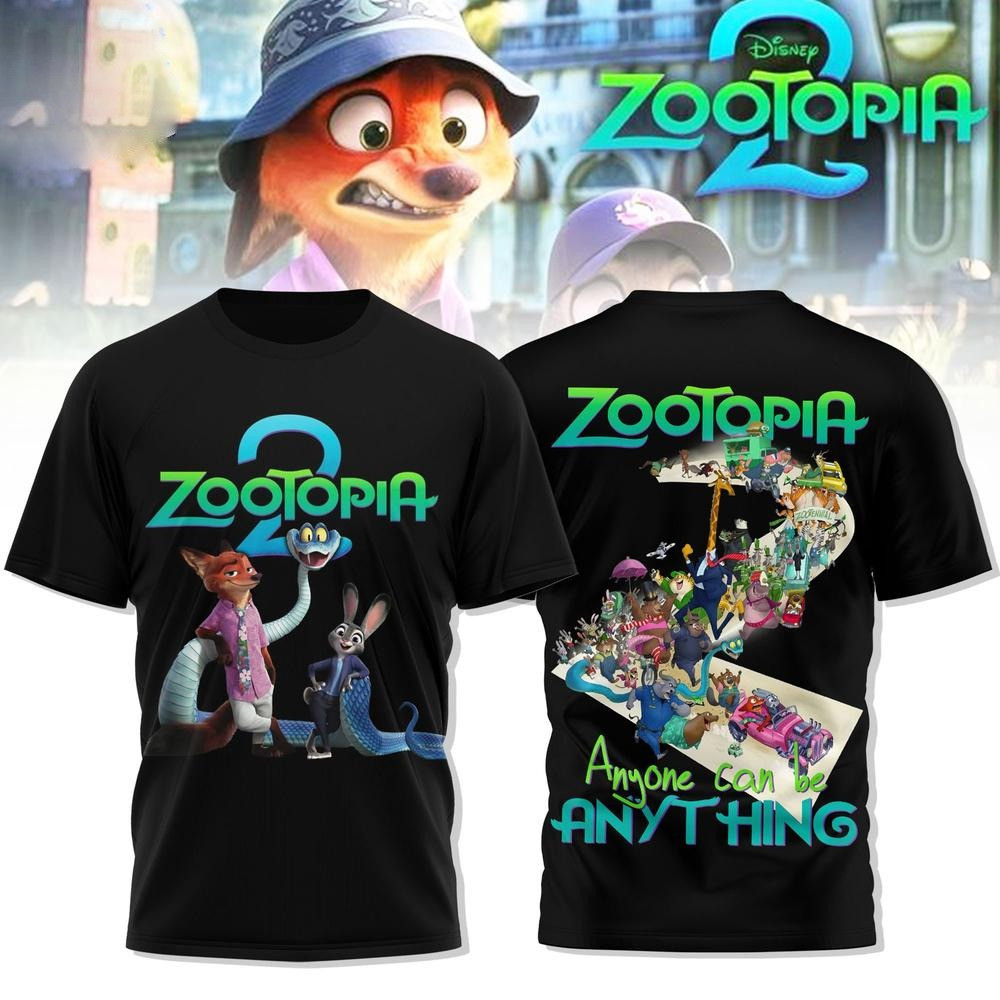 Zootopia 2 Disney Movie Limited Edition T-Shirt Gifts For Fan Lovers