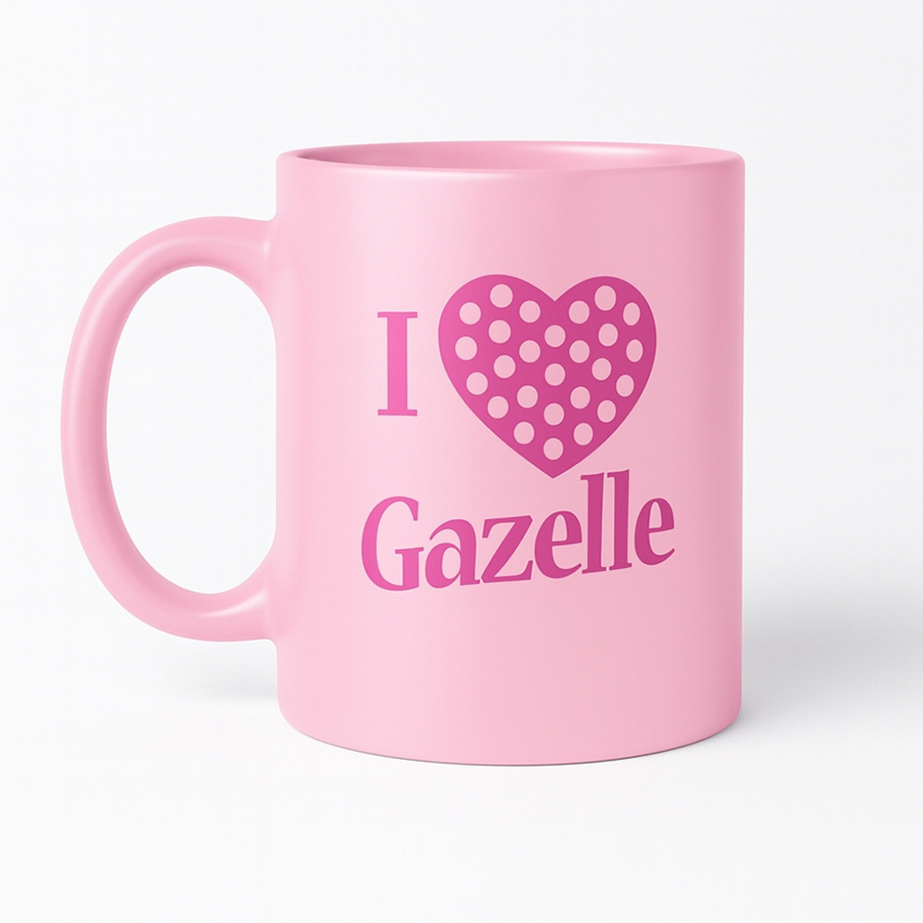 Zootopia 2 I Heart Gazelle Mug Best Birthday Gift For Wife