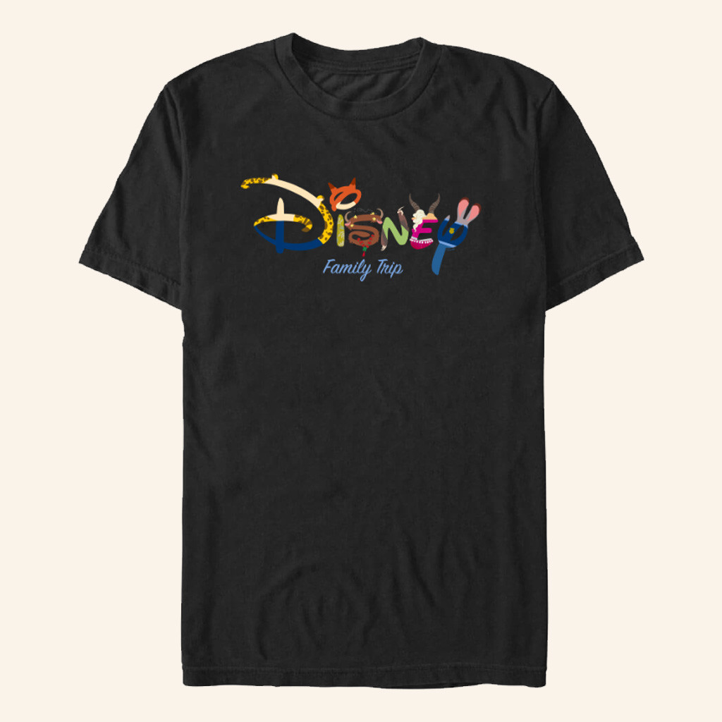 Zootopia Merch Family Trip T-Shirt Birthday Gifts Ideas For Wife