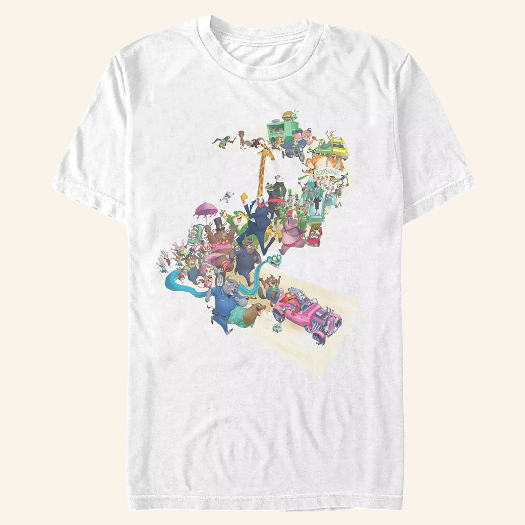 Zootopia Merch Zootennial Parade T-Shirt Best Gifts For Girlfriend Zootopia Merch Zootennial Parade T-Shirt Best Gifts For Girlfriend