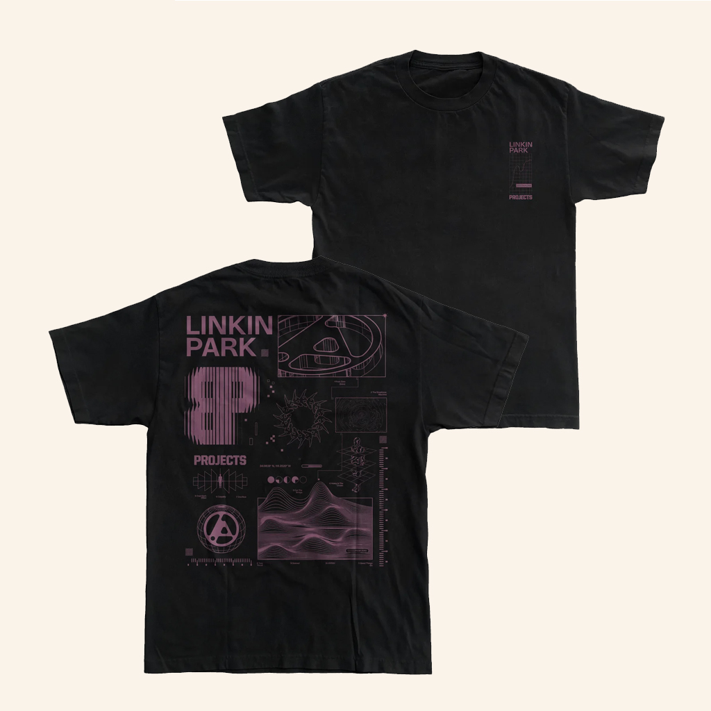 Zumiez Merch Brooklyn Projects X Linkin Park Frequency Black T-Shirt Gifts For Sister