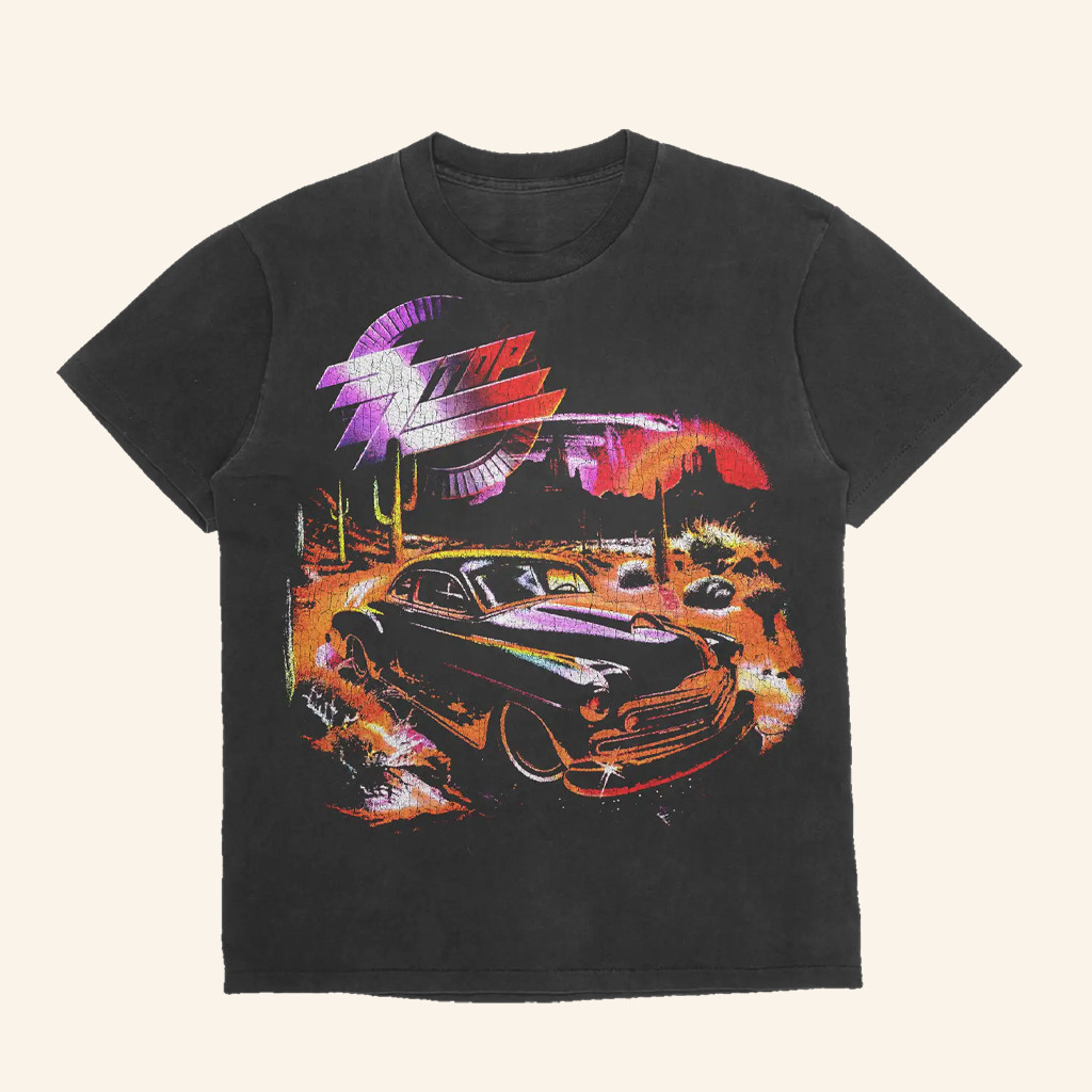 ZZ Top Merch Eliminator Vintage T-Shirt Christmas Gift Ideas For Rock Fans